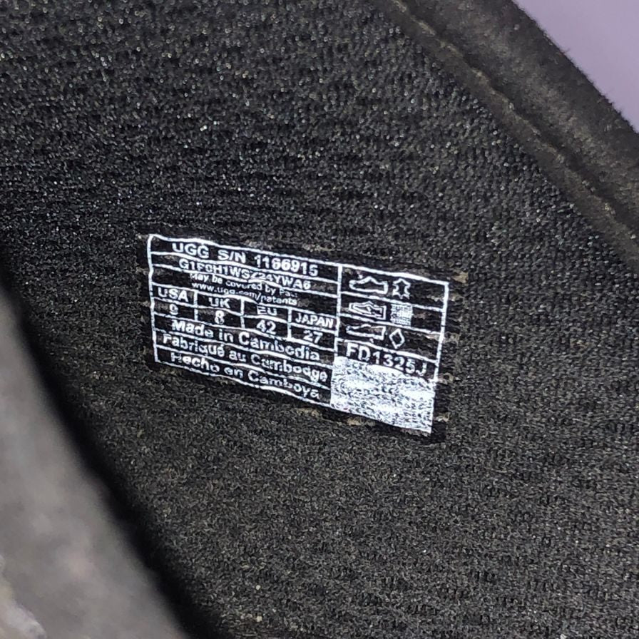 アグ シューズ サンダル ゴールデンコースト クロッグ ブラック サイズ9 メンズ UGG 約27.0cm【AFC40】