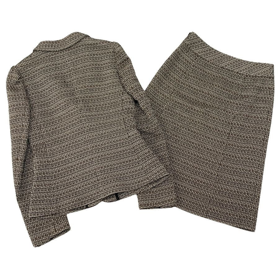 美品◆バーバリーブラックレーベル セットアップ ツイード サイズ38 BURBERRY BLACK LABEL 【AFB10】