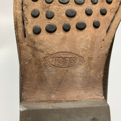 トッズ シューズ ドライビングシューズ ローファー シボレザー ブラウン系 メンズ サイズ36 TOD’S 約23.0cm【AFC4-2】