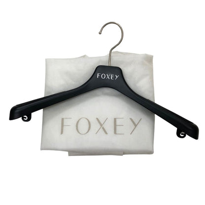 極美品◆フォクシー ノースリーブワンピース ブルー系 銀座20周年 38270 レディース サイズ38 FOXEY 【AFB25】