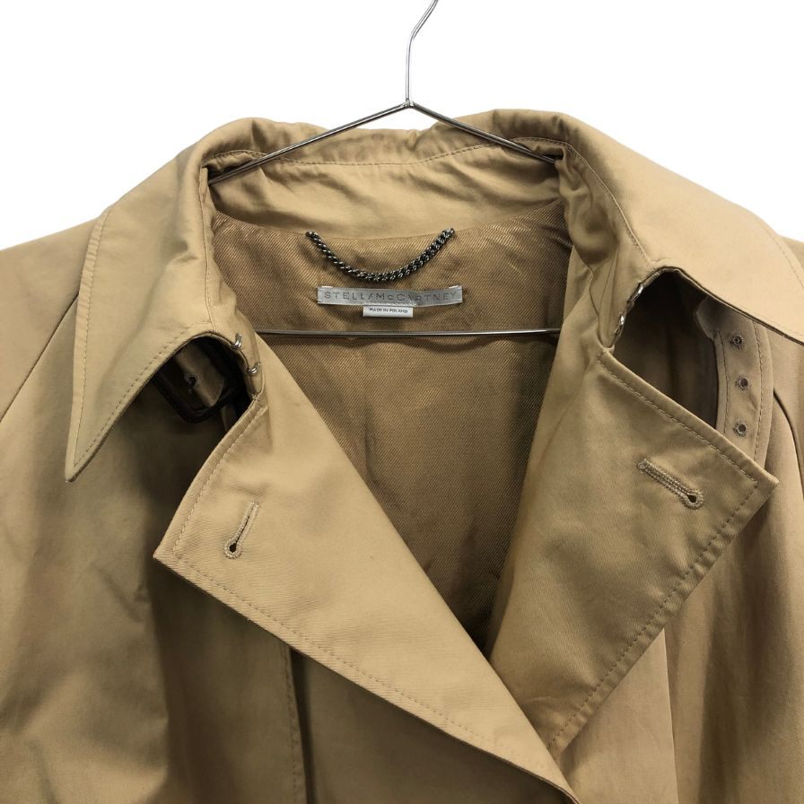 美品◆ステラマッカートニー トレンチコート ベージュ レディース サイズ42 STELLA McCARTNEY 【AFA1】