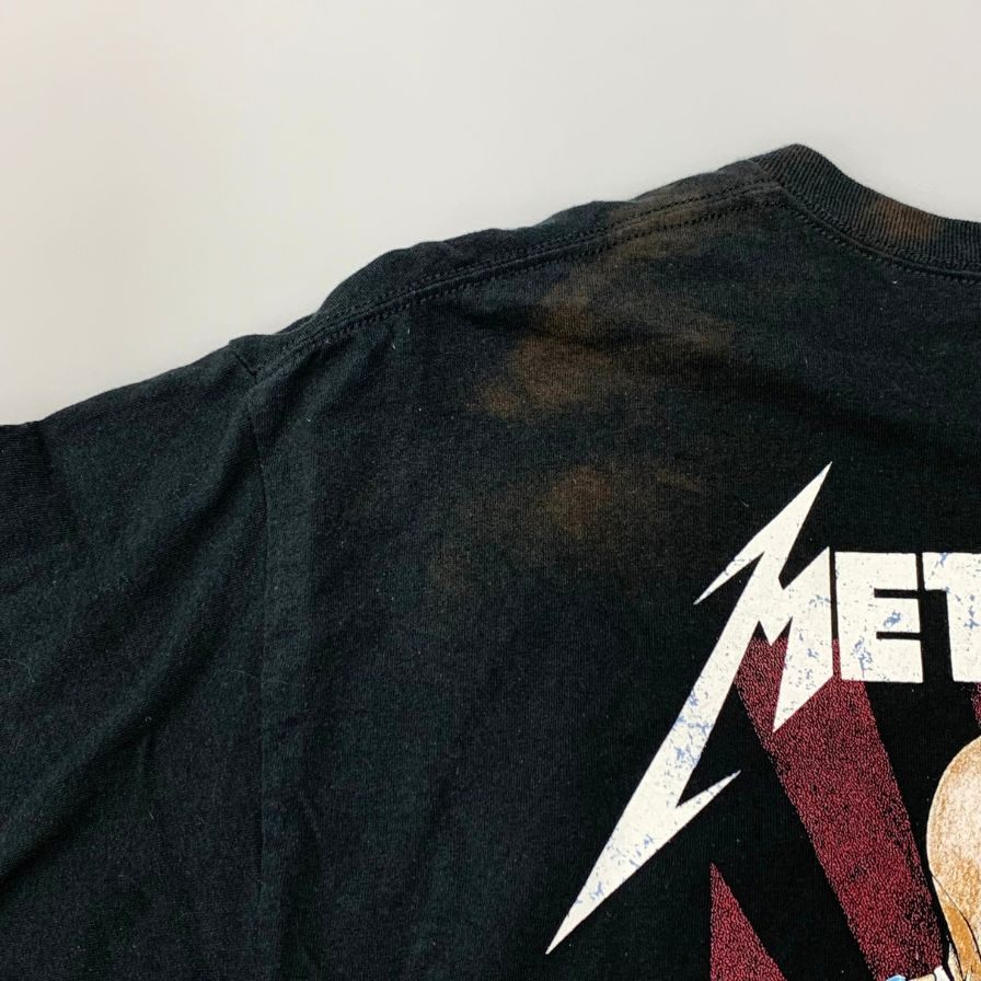 USA製 メタリカ LLICA bootleg tee Tシャツ 古着 メタリカ Tシャツ Lサイズ ブラック USA製 90s ジャイアント