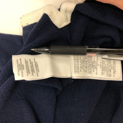 美品◆ポロラルフローレン ラガーシャツ コットン アクリル ネイビー メンズ サイズXS Polo Ralph Lauren 【AFB43】