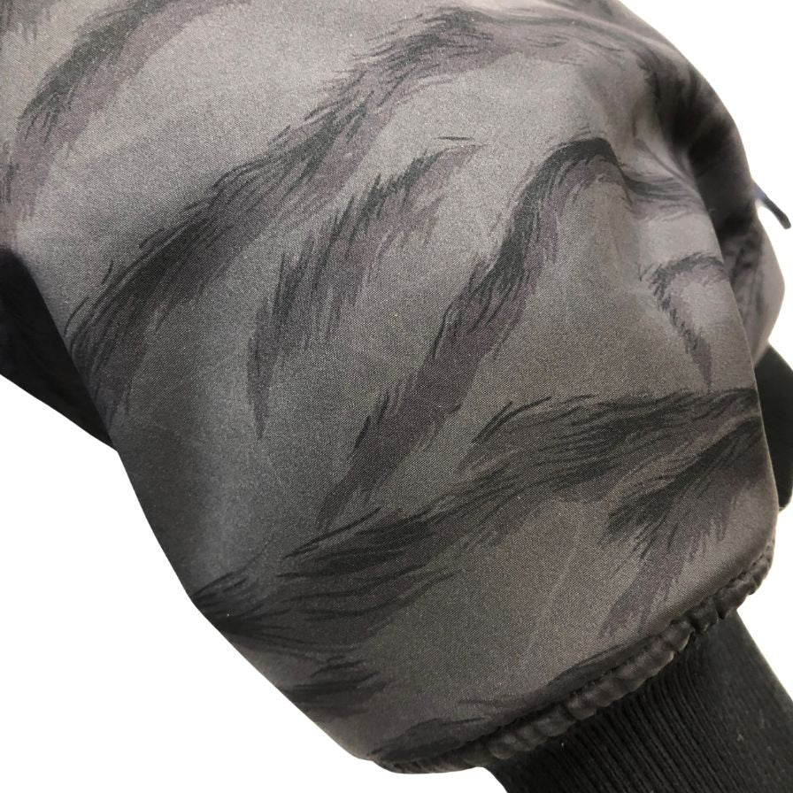美品◆ステラマッカートニー ボンバージャケット タイガ―プリント グレー系 レディース サイズ42 STELLA McCARTNEY 【AFA9】