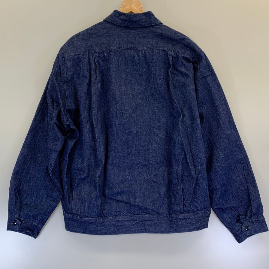 美品◆ネセサリー オア アンネセサリー カバーオール デニム メンズ サイズ3 ブルー系 NECESSARY or UNNECESSARY 【AFB25】