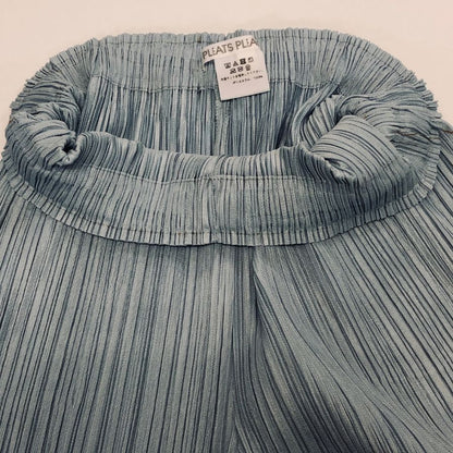 プリーツプリーズ イッセイミヤケ ワイド パンツ PP21-JF653 ブルー サイズ4 PLEATS PLEASE 【AFB13】