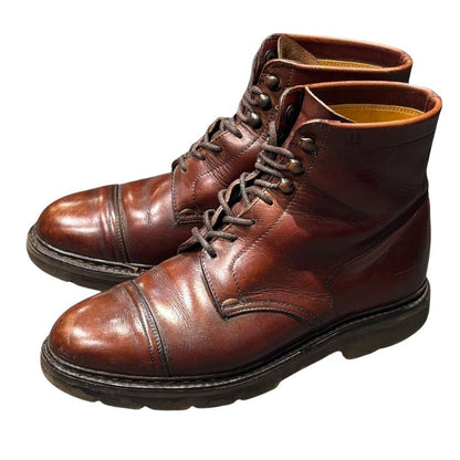 ジョンロブ レザーブーツ ロッキー キャップトゥ コテージライン PARISロゴ サイズUK6.5 JOHNLOBB ブーツ 約25.0cm【LA】【中古】