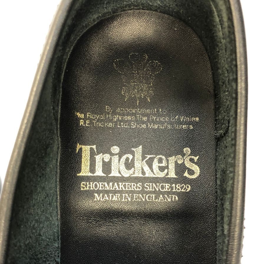 トリッカーズ 7956 アローズ 別注 コインロファー メンズ サイズ 5 ブラック  Trickers 約24.0cm【AFD14】