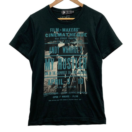美品◆ヒステリックグラマー Tシャツ アンディ ウォーホル ブラック サイズS メンズ HYSTERIC GLAMOUR 【AFB20】