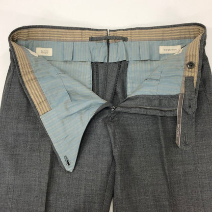インコテックス パンツ スラックス ウール100% SUPER100'S SLIM FIT メンズ グレー サイズ44 Incotex 【AFB42】