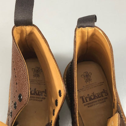 トリッカーズ ストウ カントリーブーツ ウイングチップ 947979 W5634 ブラウン UK7ハーフ Tricker’ｓ ブーツ 約26.0cm【LA】【中古】