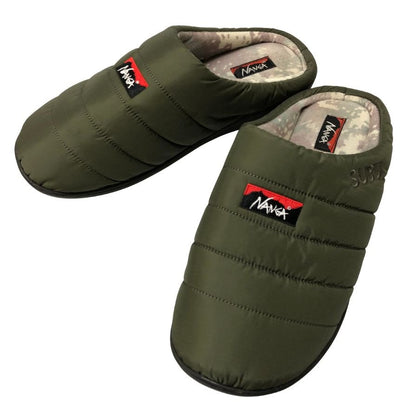 ナンガ スブ タキビ ウィンターサンダル コラボ 裏ボア 別注 26cm相当 カーキ NANGA SUBU 約26.0cm【AFC36】