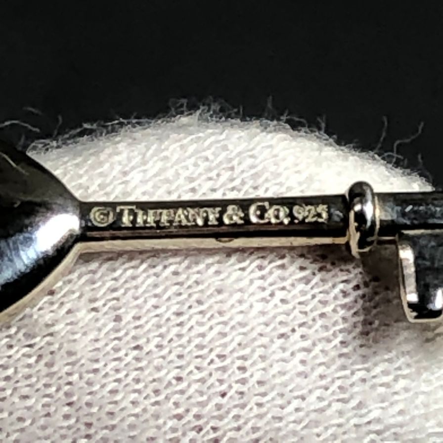 ティファニー ハートキー ネックレス ブルーシルバー925 3.2g Tiffany & Co.【AFI25】