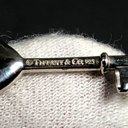ティファニー ハートキー ネックレス ブルーシルバー925 3.2g Tiffany & Co.【AFI25】