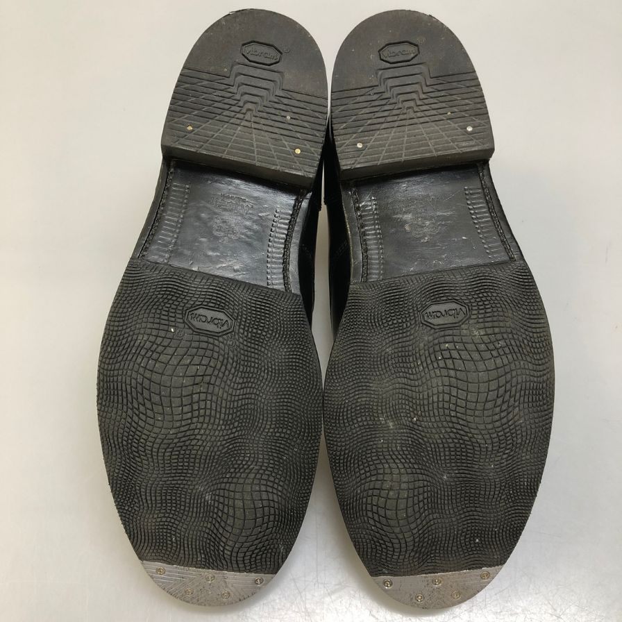 オールデン レザーシューズ 2451 Uチップ コードバン メンズ 5ハーフ 黒 Alden ビジネスシューズ 約23.5cm【LA】【中古】