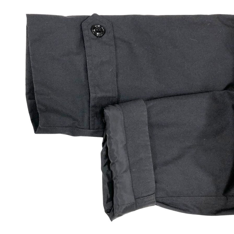 極美品◆DSCP ギャリソン コレクション トレンチコート オールウェザー ポリエステル コットン ブラック サイズ40XL  DSCP GARRISON COLLECTION 【AFA5】