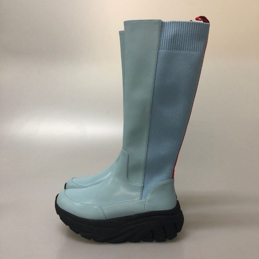 マサイベアフットテクノロジー ロングブーツ KAISER グレー レディース サイズ36 MASAI BAREFOOT TECHNOLOGY MBT 約23.0cm【AFC28】
