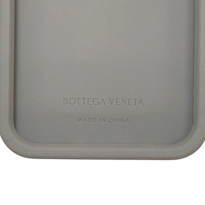 ボッテガヴェネタ iPhoneケース iPhone15Pro ラバー イントレチャート グレー系 BOTTEGA VENETA【AFI27】【中古】
