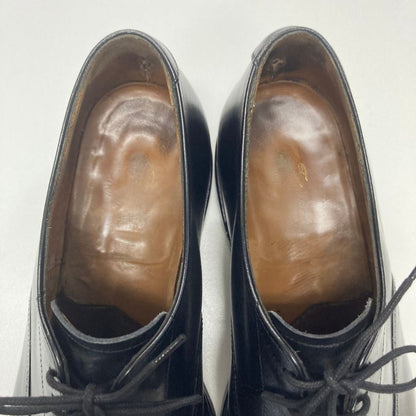 ロイドフットウェア レザーシューズ パンチドキャップトゥ  ブラック カーフ サイズUK7E メンズ Lloyd Footwea 約25.0cm【AFC53】