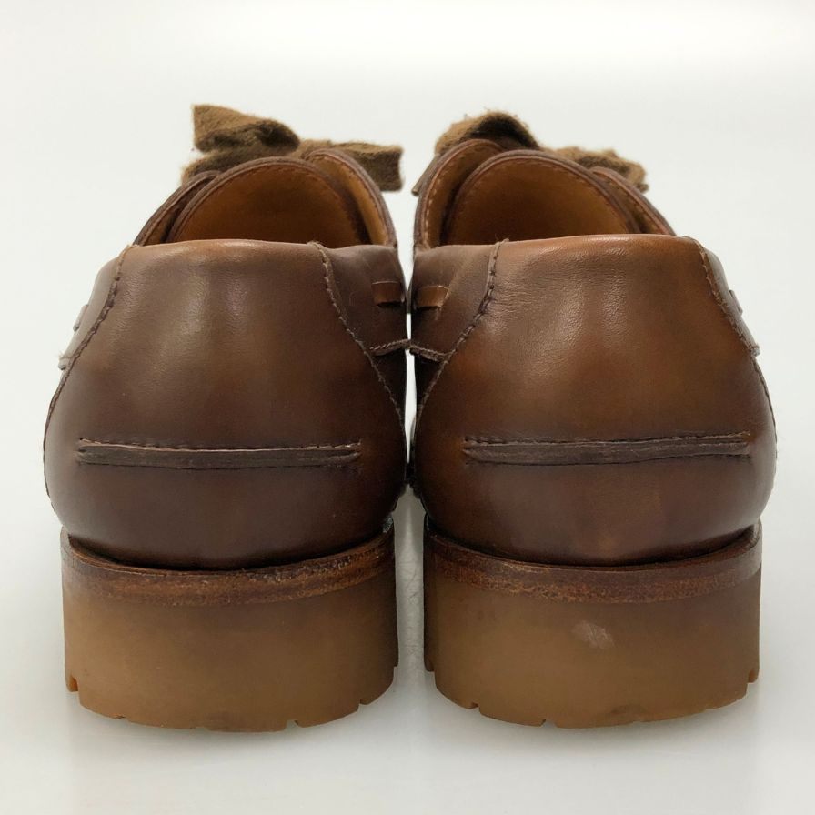 【ややダメージ超格安】j.m.weston690ヨットダービー7Eロシアンカーフ ややダメージ超格安】j.m.weston690ヨットダービー7Eロシアン