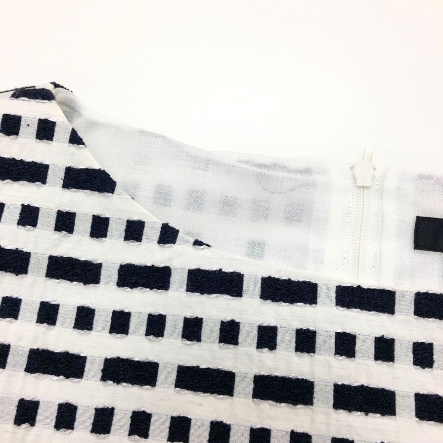 中古◆ルネ ベーシック ノースリーブ ワンピース 5626060 レディース サイズ34 チェック Rene basic 【AFB23】