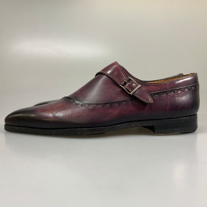 マグナーニ モンクストラップ 17107 パープル系 メンズ サイズ40 MAGNANNI 約25.0cm【AFC45】