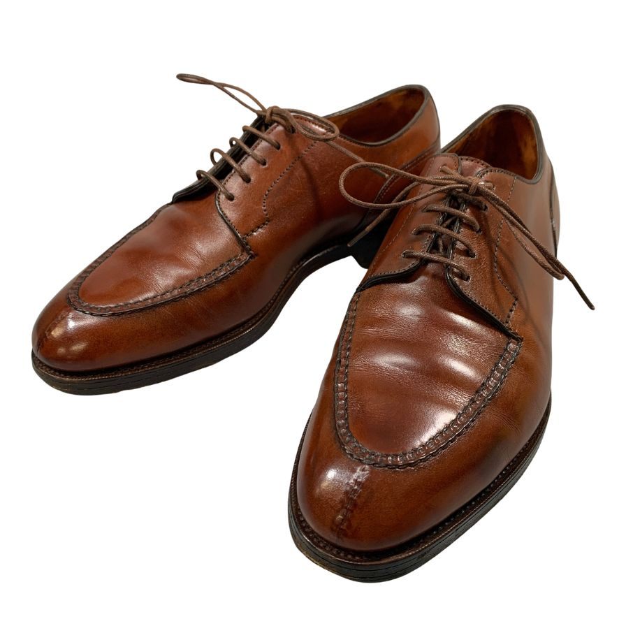 エドワードグリーン ドーバー 旧ロゴ 202ラスト UK5.5 ダークオークアンティーク EDWARD GREEN ビジネスシューズ 約24.5cm【LA】【中古】