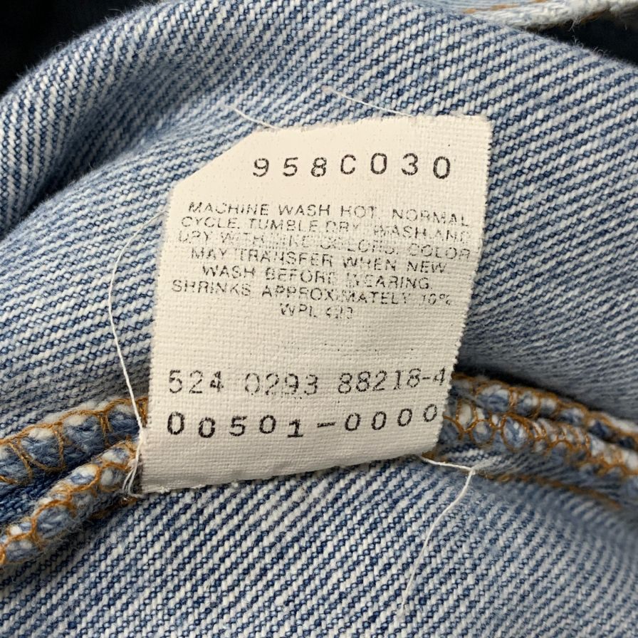 リーバイス デニムパンツ ジーンズ 501XX W36L32 ボタン裏524 ブルー系 Levi's 【AFB34】