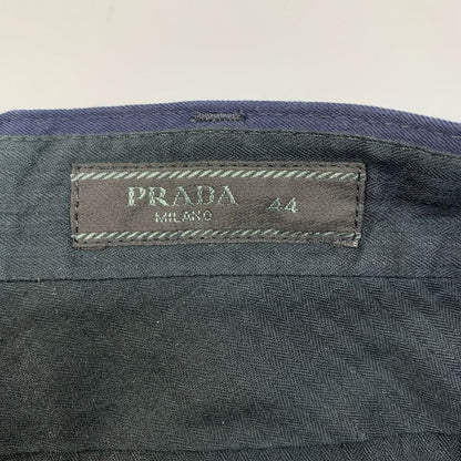 プラダ 16年 スラックス ネイビー メンズ サイズ44 PRADA 【AFB22】