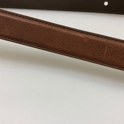 ブルネロ クチネリ レザーベルト ナロータイプ イタリア製 メンズ サイズ85 ブラウン Brunello Cucinelli【AFI16】