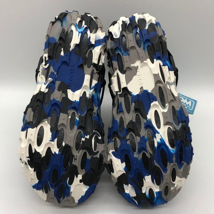 メレル スニーカー ハイドロモック ゴアテックス hydro moc at neo gtx 1trl ブラック系 ブルーカモフラ メンズ サイズ7 merrell 約24.0cm【AFD9】