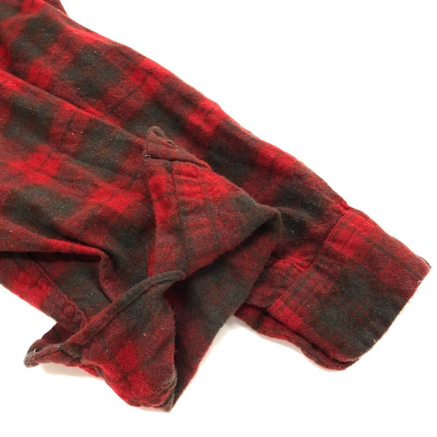 美品◆ペンドルトン 50S チェックシャツ USA製 レッド メンズ サイズM PENDLETON 【AFB42】
