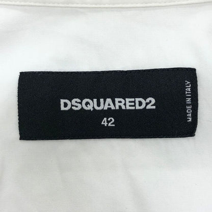 美品◆ディースクエアード 23SS ロングスリーブシャツ 花柄 グラフィック メンズ サイズ42 DSQUARED2 【AFB41】