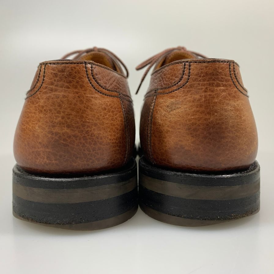 ジェイエムウエストン レザーシューズ 765-22 ストレートチップ 旧ロゴ シボレザー ブラウン メンズ サイズ8.5E J.M.Weston ビジネスシューズ 約27.0cm【LA】【中古】