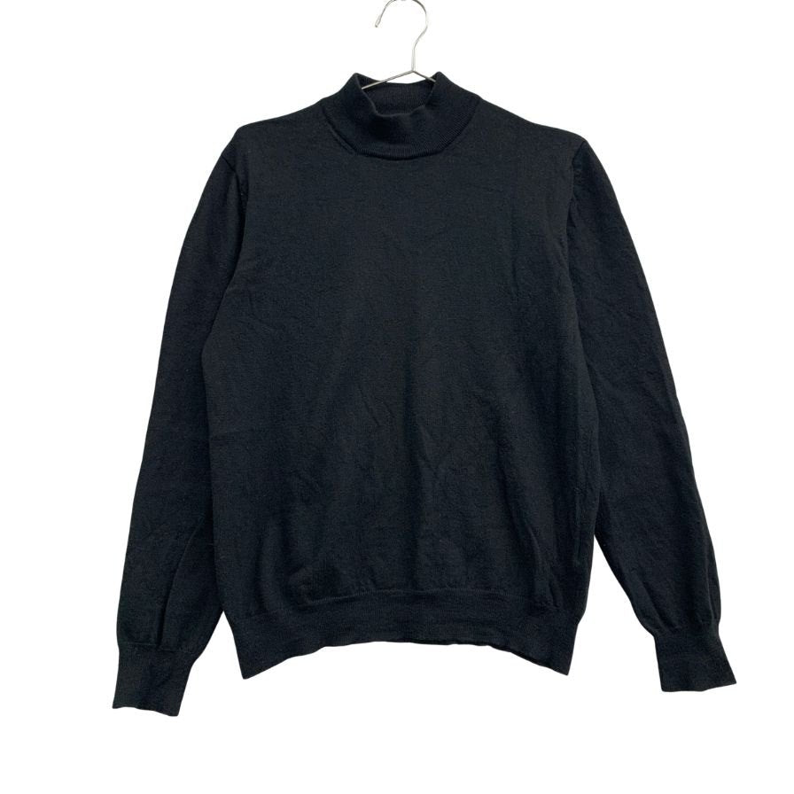 中古◆グランサッソ ウール ニット ブラック メンズ サイズ52 GRAN SASSO 【AFB11】