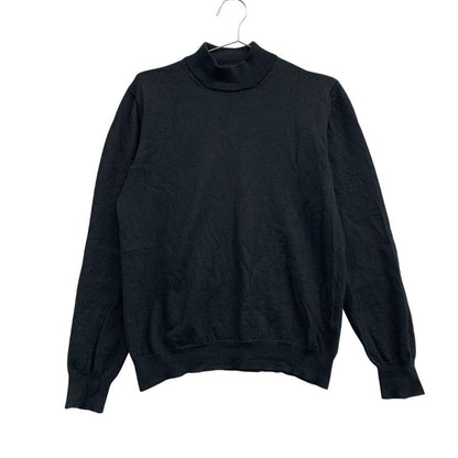 中古◆グランサッソ ウール ニット ブラック メンズ サイズ52 GRAN SASSO 【AFB11】