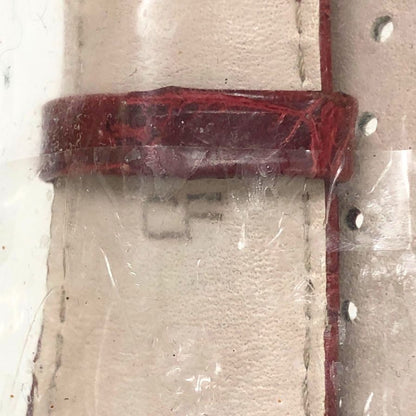 フランクミュラー カサブランカ 8880用 ベルト クロコ メンズ レッド FRANCK MULLER【AFI14】