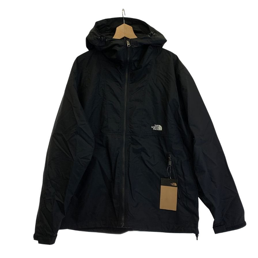 新品同様◆ザ ノース フェイス NP72530 コンパクトジャケット ブラック メンズ サイズXL THE NORTH FACE 【AFA6】