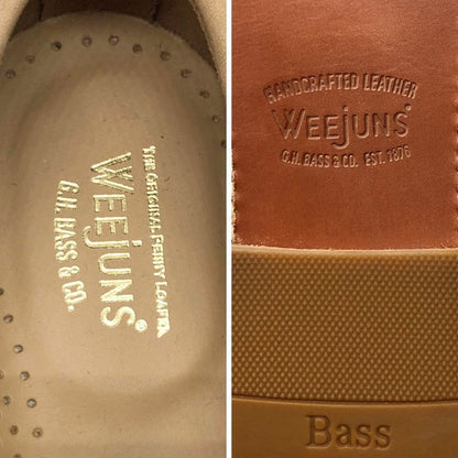 ジーエイチバス ローファー ウィージャンズ ヘリテージ スエード サイズ8 メンズ ライトブラウン G.H.Bass&Co. WEEJUNS ローファー 約26.5cm【LA】【中古】