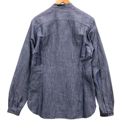 美品◆ユナイテッドアローズ シャンブレー  長袖シャツ ブルー  レディース サイズ39  UNITED ARROWS 【AFB29】