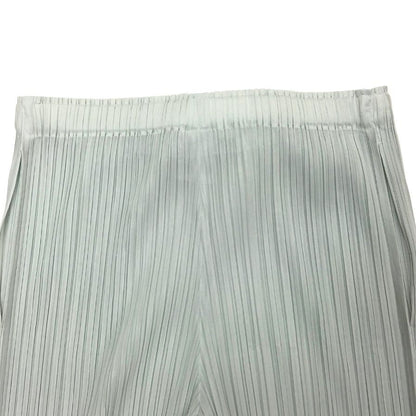 プリーツプリーズ イッセイミヤケ プリーツパンツ PP51JF143 ポリエステル レディース ブルー サイズ3 PLEATS PLEASE ISSEY MIYAKE 【AFB19】