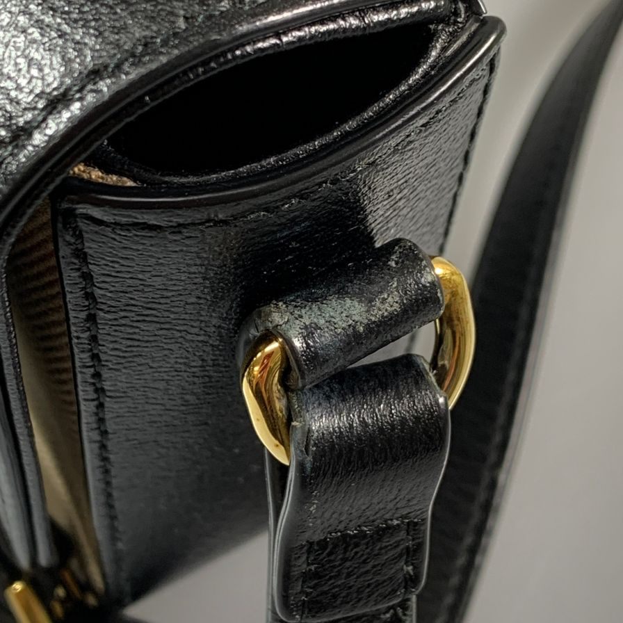 バーバリー ショルダーバッグ ノバチェック キャンバス レザー ブラウン ブラック BURBERRY HAMPSHIRE【AFE3】