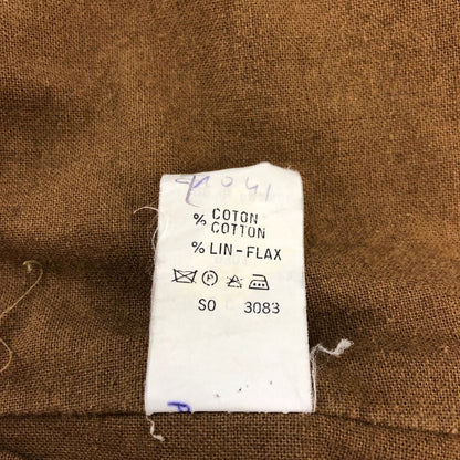 極美品◆メッツ 9301 40-50s ヴィンテージ ハンティング コート コットン ブラウン サイズ54 メンズ フランス製 Mettez 【AFA19】