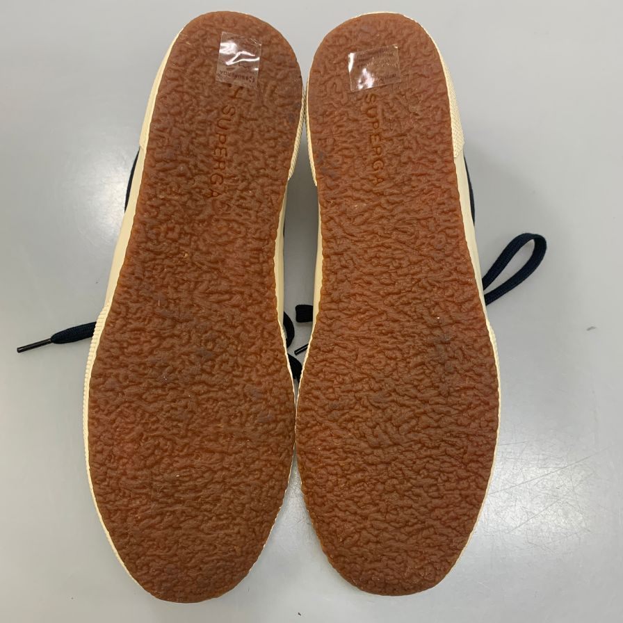 スペルガ スニーカー キャンバス ネイビー系 サイズ43 SUPERGA 約27.5cm【AFC33】