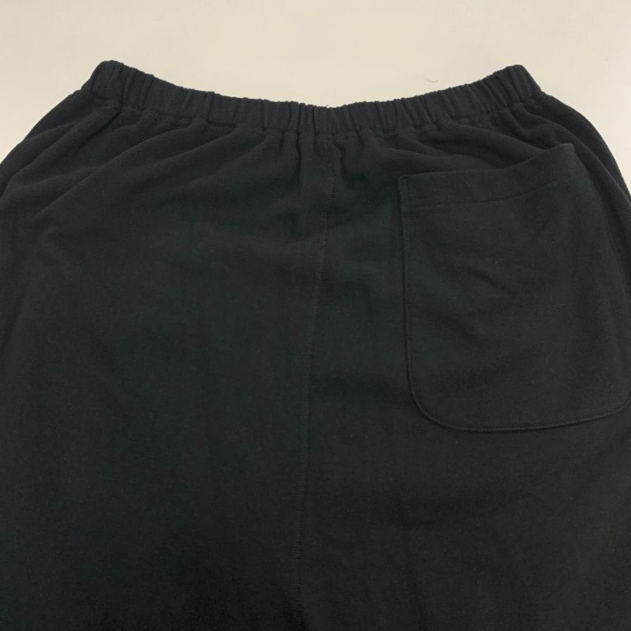 コモリ 26SS LWコットン裏毛 ショーツ ブラック メンズ サイズ2 D01-05020 COMOLI 【AFB7】
