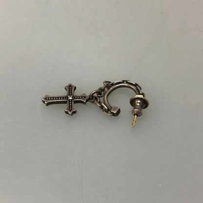 ジャスティンデイビス ピアス クロス シルバー925 メンズ JUSTIN DAVIS