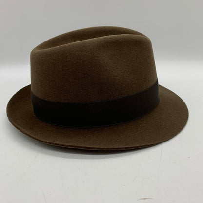 カシラ × ノックス 中折れハット ラビット メンズ サイズ58cm ブラウン CA4LA×KNOX