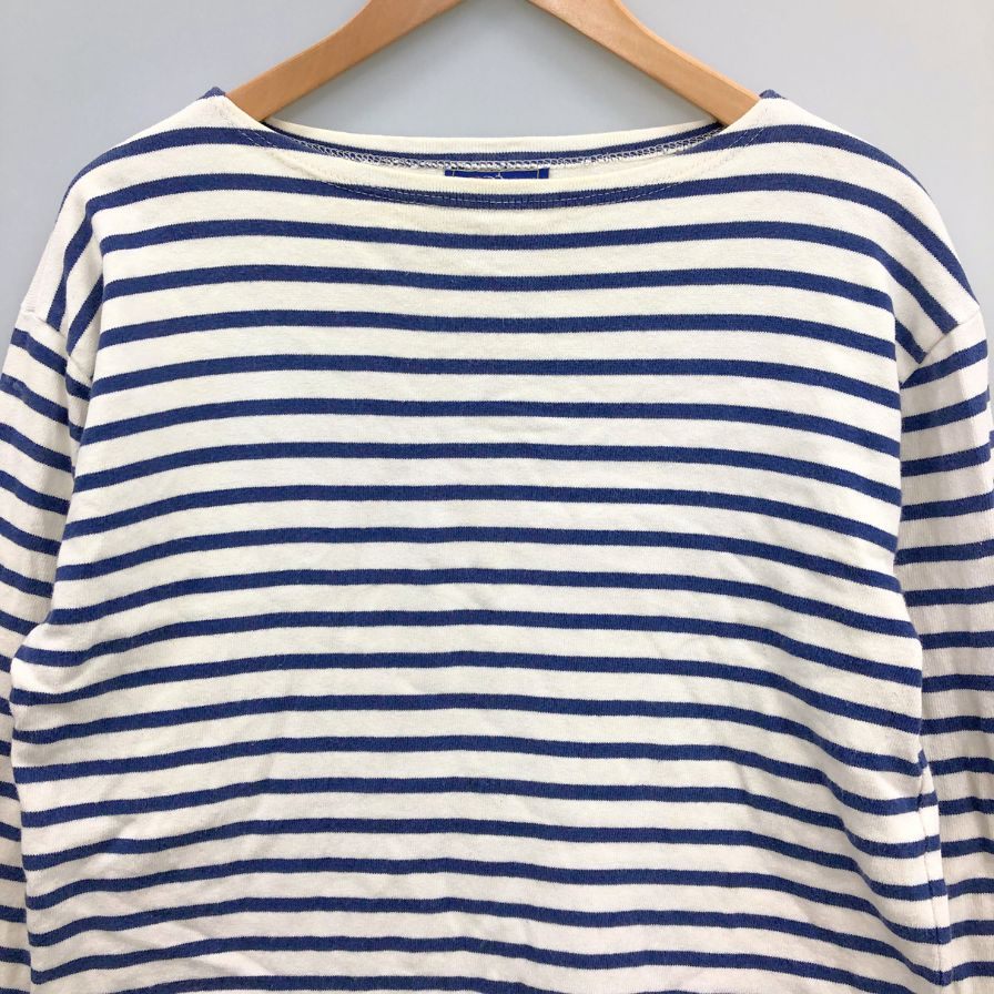 SAINT JAMES 長袖カットソー(フランス製)80年代 SAINT JAMES ホワイト長袖カットソー ML - メルカリ