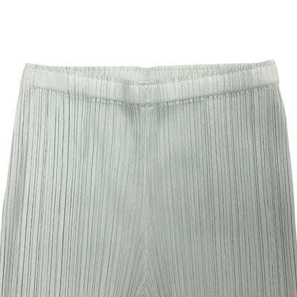 プリーツプリーズ イッセイミヤケ プリーツパンツ PP51JF143 ポリエステル レディース ブルー サイズ3 PLEATS PLEASE ISSEY MIYAKE 【AFB19】