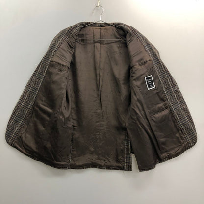 中古◆クリスチャンディオール ムッシュ テーラードジャケット チェック フランス製 メンズ サイズ48 Christian Dior MONSIEUR 【AFF22】